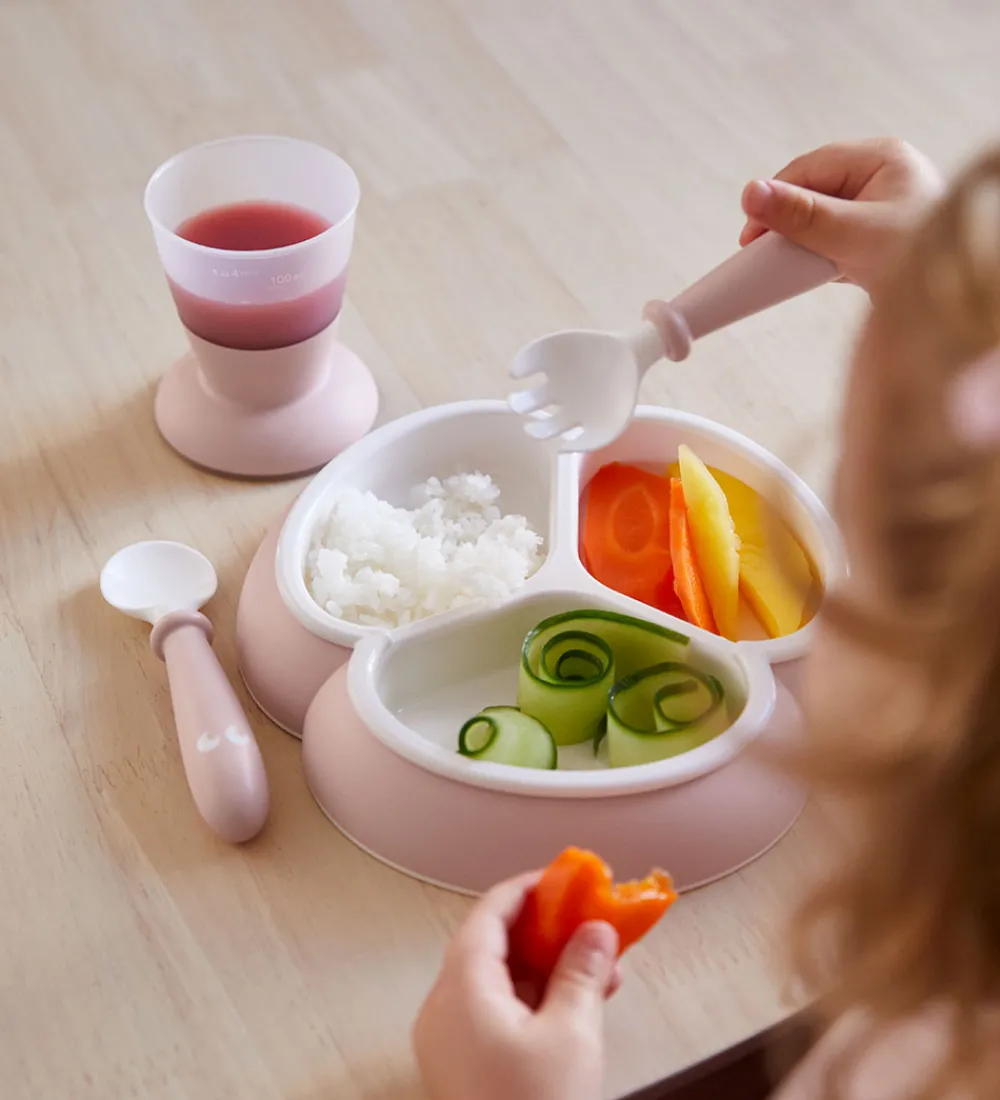 BabyBjörn Spisesæt|Spisesæt - 8 Dele - Lyserød