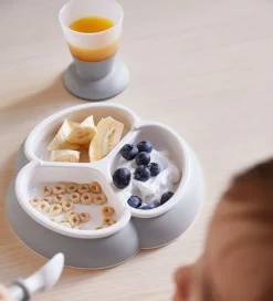 Børn BabyBjörn Spisesæt|Hagesmække></noscript>Spisesæt - 8 Dele - Grå