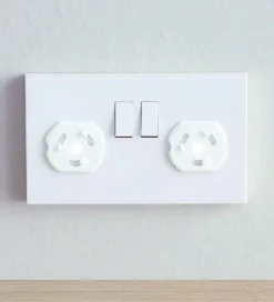 BabyDan Stikkontakt-Sikring|Børnesikring - Kontaktsikring - EUR - 12 stk. - Hvid