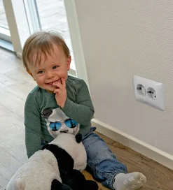 BabyDan Stikkontakt-Sikring|Børnesikring - Kontaktsikring - EUR - 12 stk. - Hvid