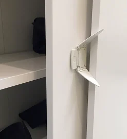 Børn BabyDan Børnelåse|Børnesikring - Skydedørslås - Hvid