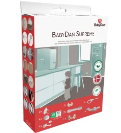 BabyDan Kant- Og Hjørnebeskyttere|Børnesikring - Supreme - 16 dele - Hvid