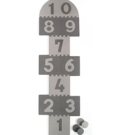 BabyDan Legetæpper Og Legegulve>Hinkeskumgulv - Jump & Play - Assorteret - Grå