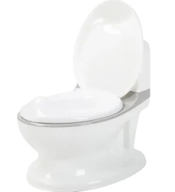 BabyDan Potter Og Toilethjælp|Pottetræner m. Lyd - Hvid