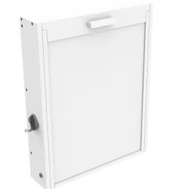 BabyDan Pusleborde>Vægophængt Puslebord - 58x75x75 cm - Hvid