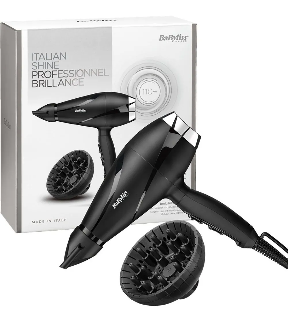 BaByliss Hårtørrere|Hårstyling>Hårtørrer - Shine Pro - 2200W m. Diffuser