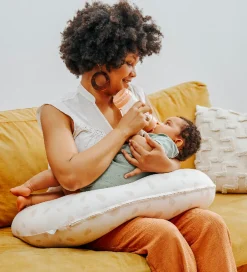 Babymoov Ammepuder|Graviditets-/Ammepude - 2-i-1 - Petals Ecru