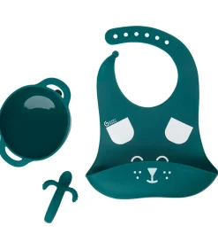 Babymoov Spisesæt>Spisesæt - 3 Dele - First'isy - Grøn m. Print