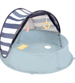 Babymoov Badebassin|Legetelte|Strandtelt/Soppebassin - Aquani - UV50+ - Blue Waves
