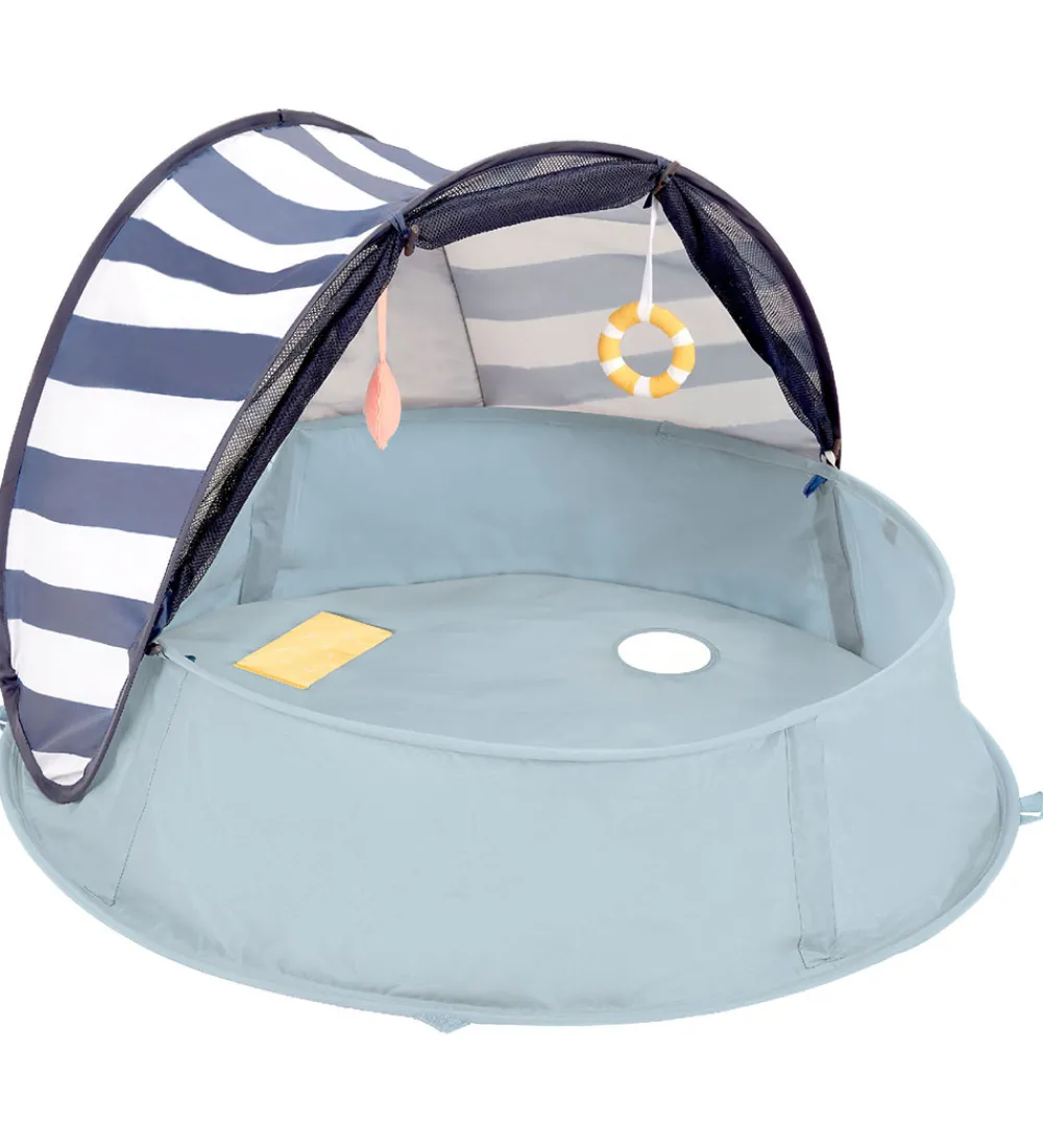 Babymoov Badebassin|Legetelte|Strandtelt/Soppebassin - Aquani - UV50+ - Blue Waves