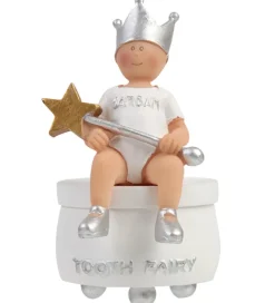 BAMBAM Bokse Og Kasser|Krukke Til Mælketænder - 9 cm - Hvid