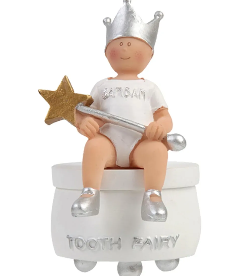 BAMBAM Bokse Og Kasser|Krukke Til Mælketænder - 9 cm - Hvid