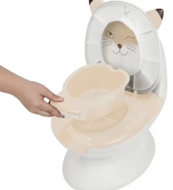 Bebeconfort Potter Og Toilethjælp|Toilet - Mini - Hvid/Sand m. Ræv