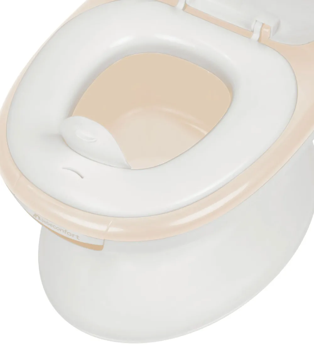 Bebeconfort Potter Og Toilethjælp|Toilet - Mini - Hvid/Sand m. Ræv