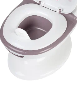 Bebeconfort Potter Og Toilethjælp|Toilet - Mini - Hvid/Lavendel m. Bjørn