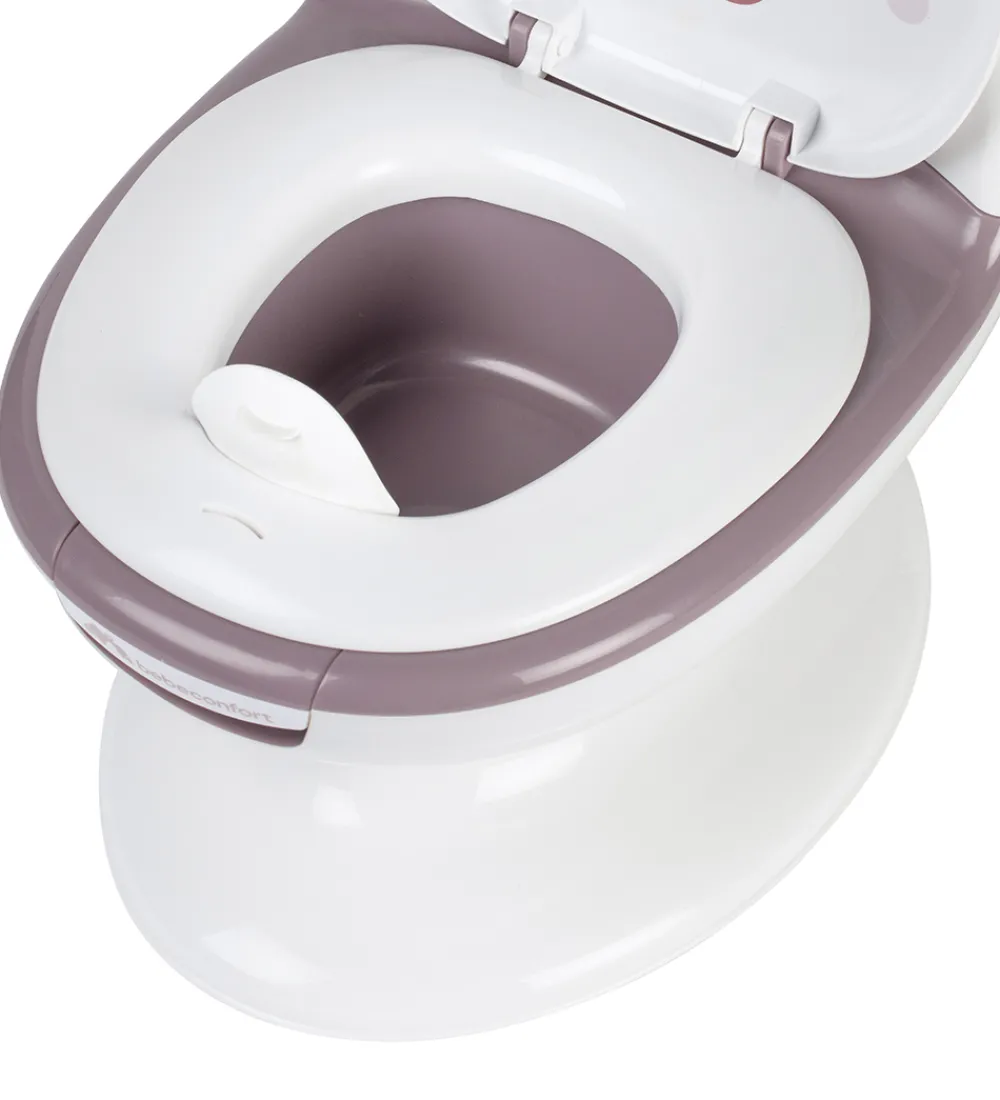 Bebeconfort Potter Og Toilethjælp|Toilet - Mini - Hvid/Lavendel m. Bjørn
