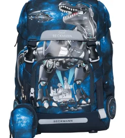 Beckmann Skoletasker|Skoletaske - Classic - Tech Rex - Sort