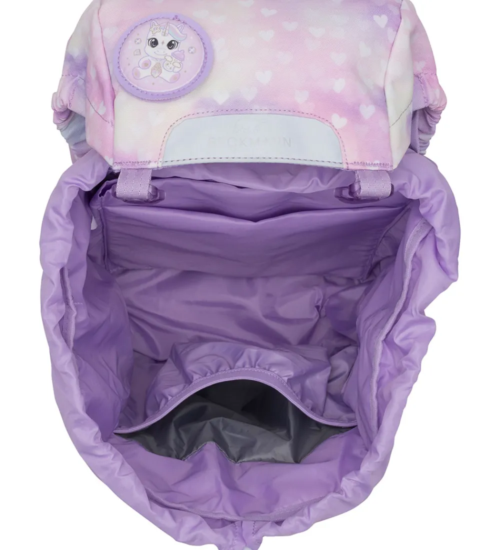 Beckmann Skoletasker|Skoletaske - Classic - Unicorn Princess - Lilla