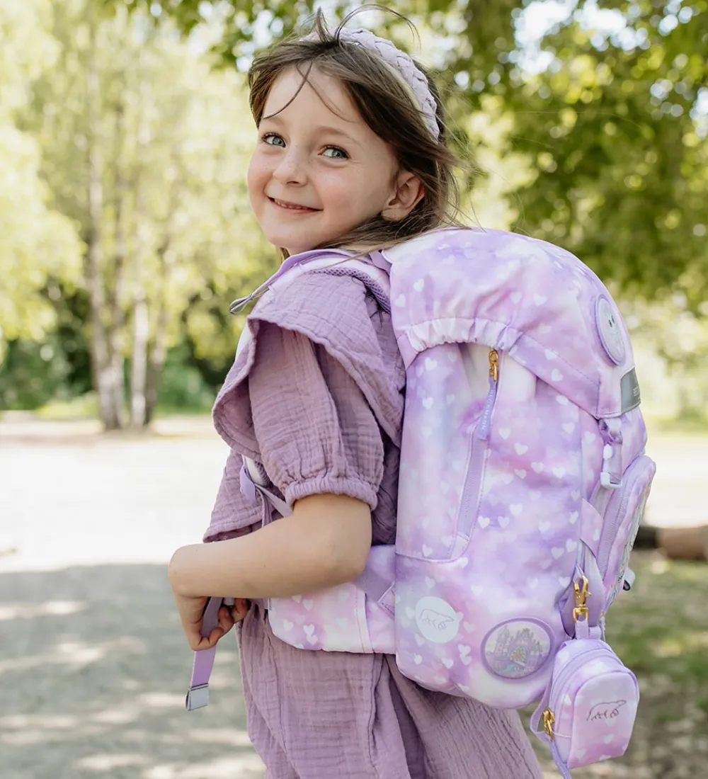 Beckmann Skoletasker|Skoletaske - Classic - Unicorn Princess - Lilla