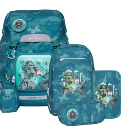 Beckmann Skoletasker|Skoletaskesæt - Classic - Jungle Game