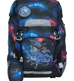 Beckmann Skoletasker|Skoletaskesæt - Classic - Ninja Elements - Sort