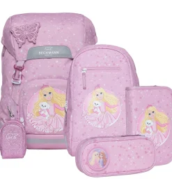 Beckmann Skoletasker>Skoletaskesæt - Classic - Rosie - Pink