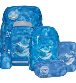 Beckmann Skoletasker|Skoletaskesæt - Classic - Ocean
