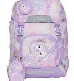 Beckmann Skoletasker|Skoletaskesæt - Classic Maxi - Unicorn Princess Purple
