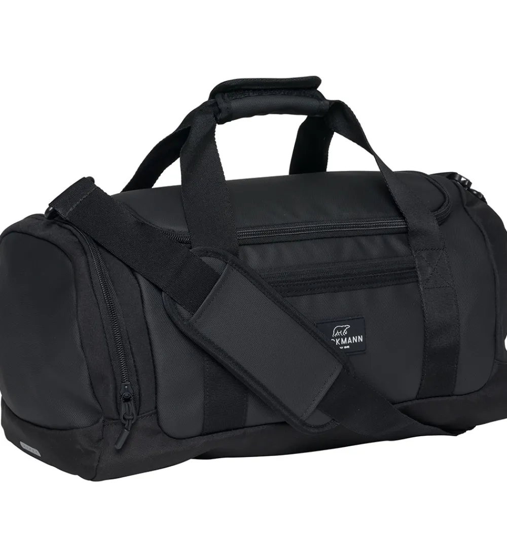 Beckmann Sportstasker>Sportstaske - Black Coated - Sort