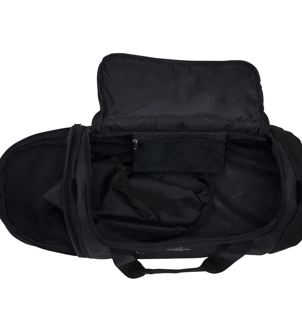 Beckmann Sportstasker>Sportstaske - Black Coated - Sort