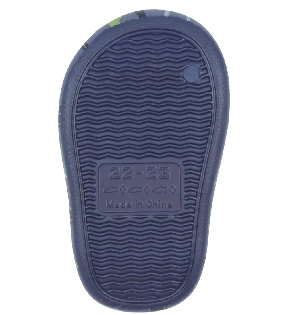 BECO Badesandaler>Badesandaler - Ocean Dinos - Blå