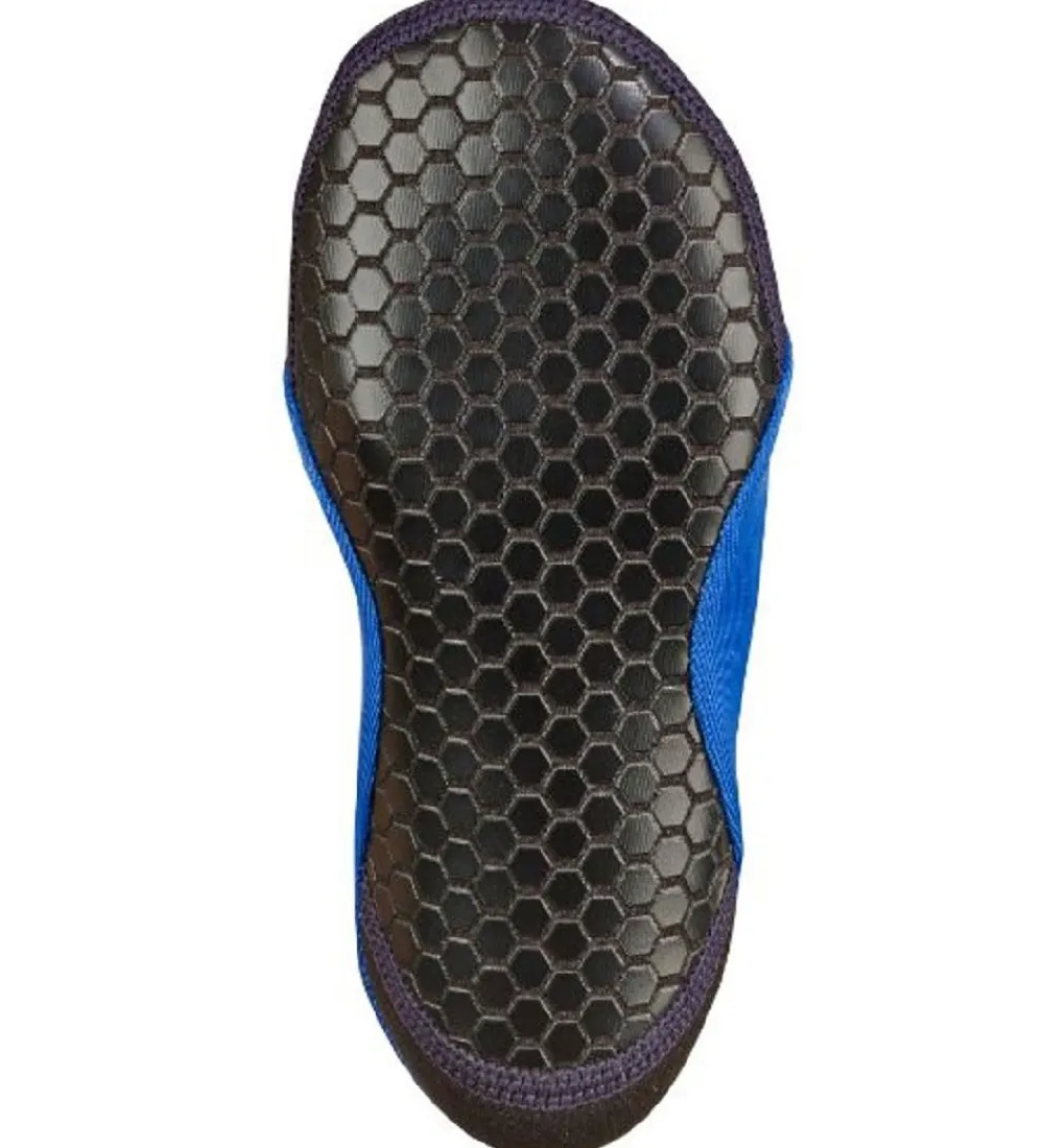 BECO Badesko|Badesokker m. Skridsikker Bund - Blå