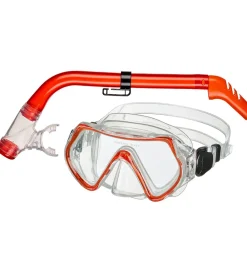 BECO Svømmebriller|Dykkermasker>Snorkelsæt - Ancona 4+ - Rød