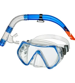 BECO Svømmebriller|Dykkermasker>Snorkelsæt - Bibione 12+ - Blå