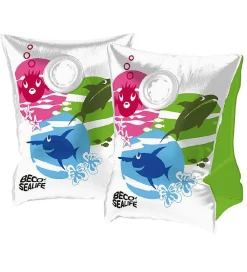 BECO Strandlegetøj|Badevinger|Svømmevinger - 0-15 kg - Hvid/Multifarvet