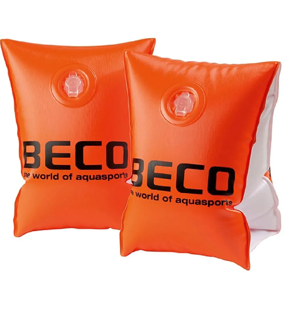 BECO Strandlegetøj|Badevinger|Svømmevinger - 60+ Kg - Orange
