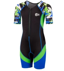 BECO Våddragter|Snorkling|Våddragt - UV50+ - Sort/Blå/Grøn