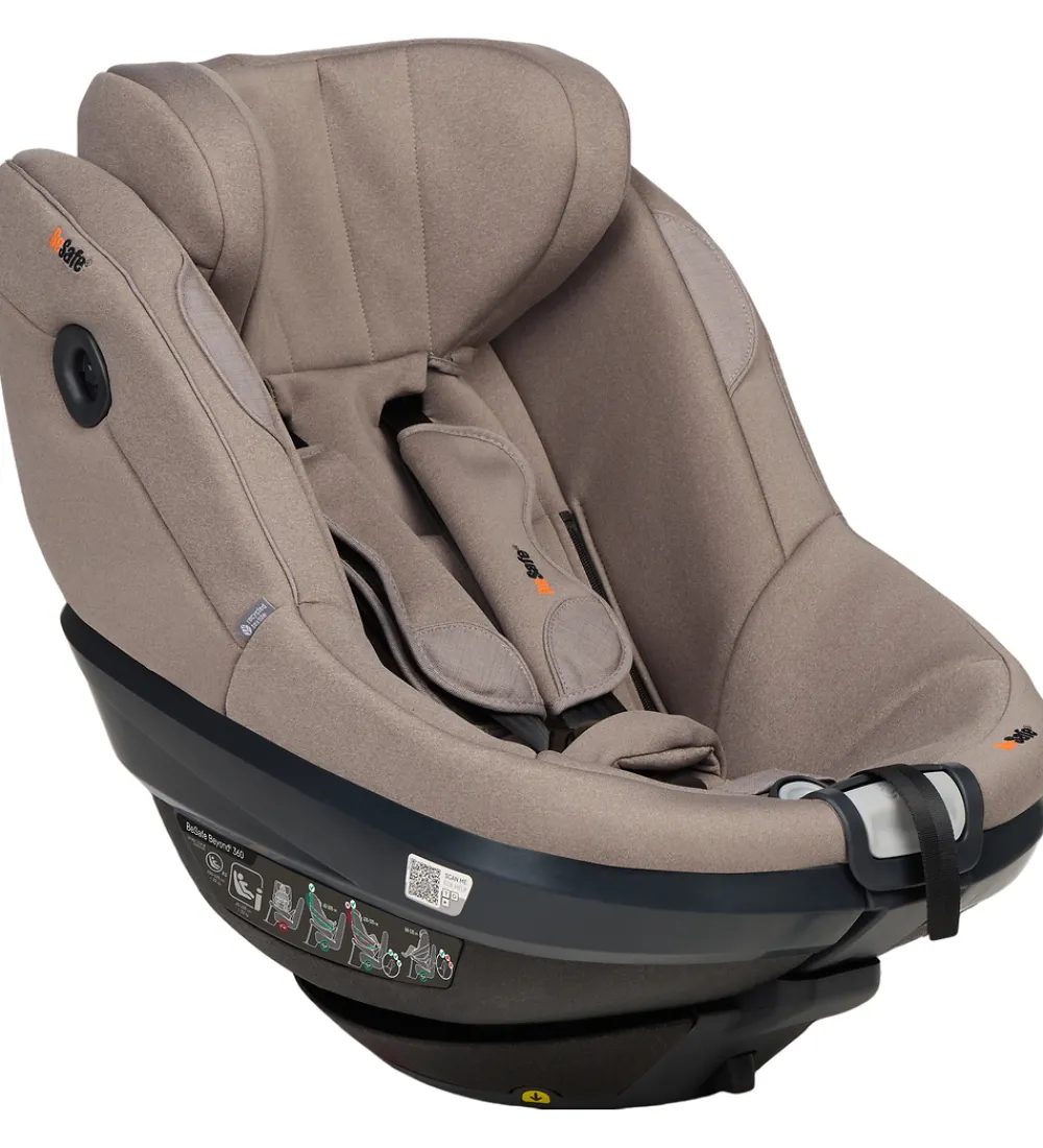 BeSafe Autostole>Autostol - Beyond 2 360 - Dark Sand SoftBreeze