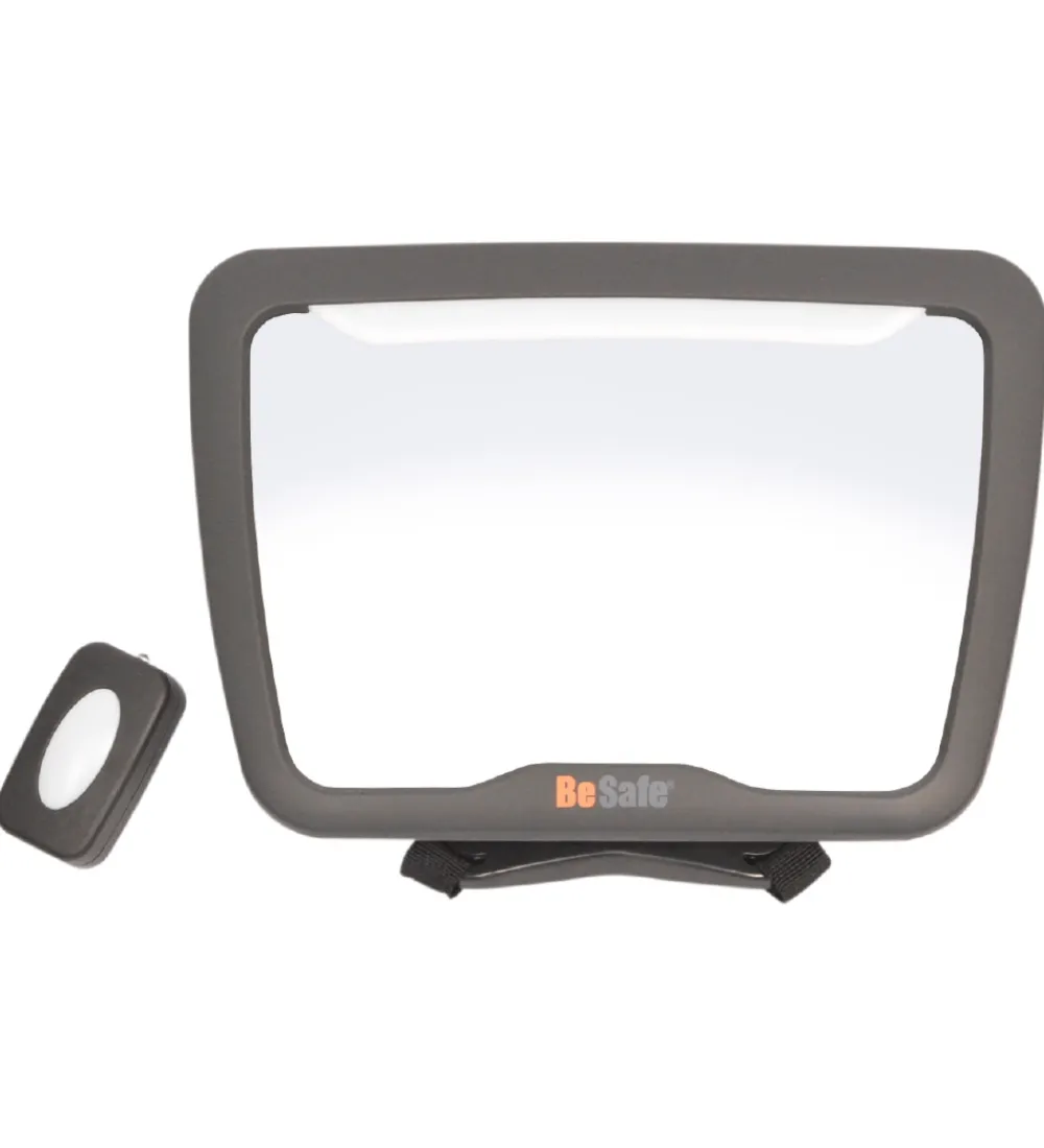 BeSafe Spejle>Babyspejl m. Lys - Baby Mirror XL2 - Sort