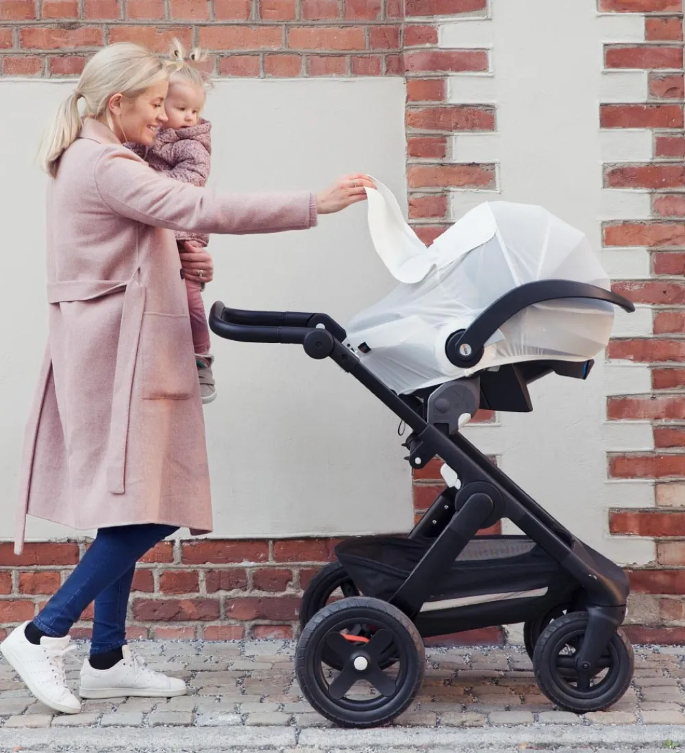 BeSafe Solsejl|Insektnet/Solskærm - UV50+ - Hvid