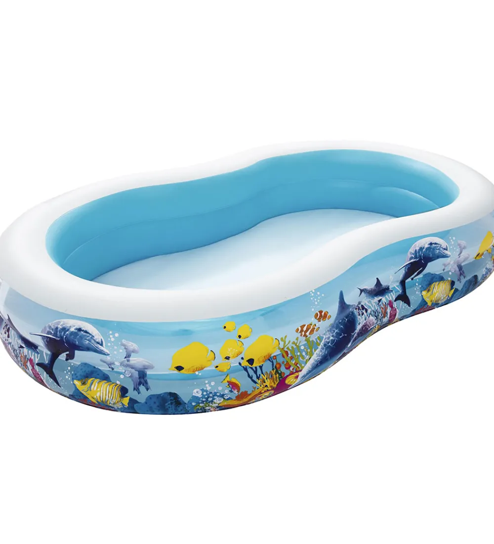 Bestway Vandleg|Badebassin|Badebassin - 262 x 157 cm - Fish 'N Friends