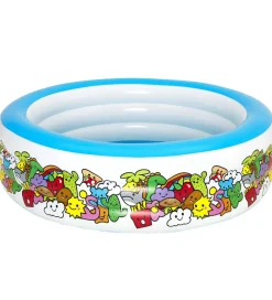 Bestway Vandleg|Badebassin|Badebassin - 196x53cm - Hvid/Blå m. Print