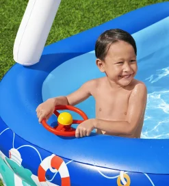 Bestway Vandleg|Badebassin>Badebassin m. Skygge - 213 x 155 cm - Sea Captain