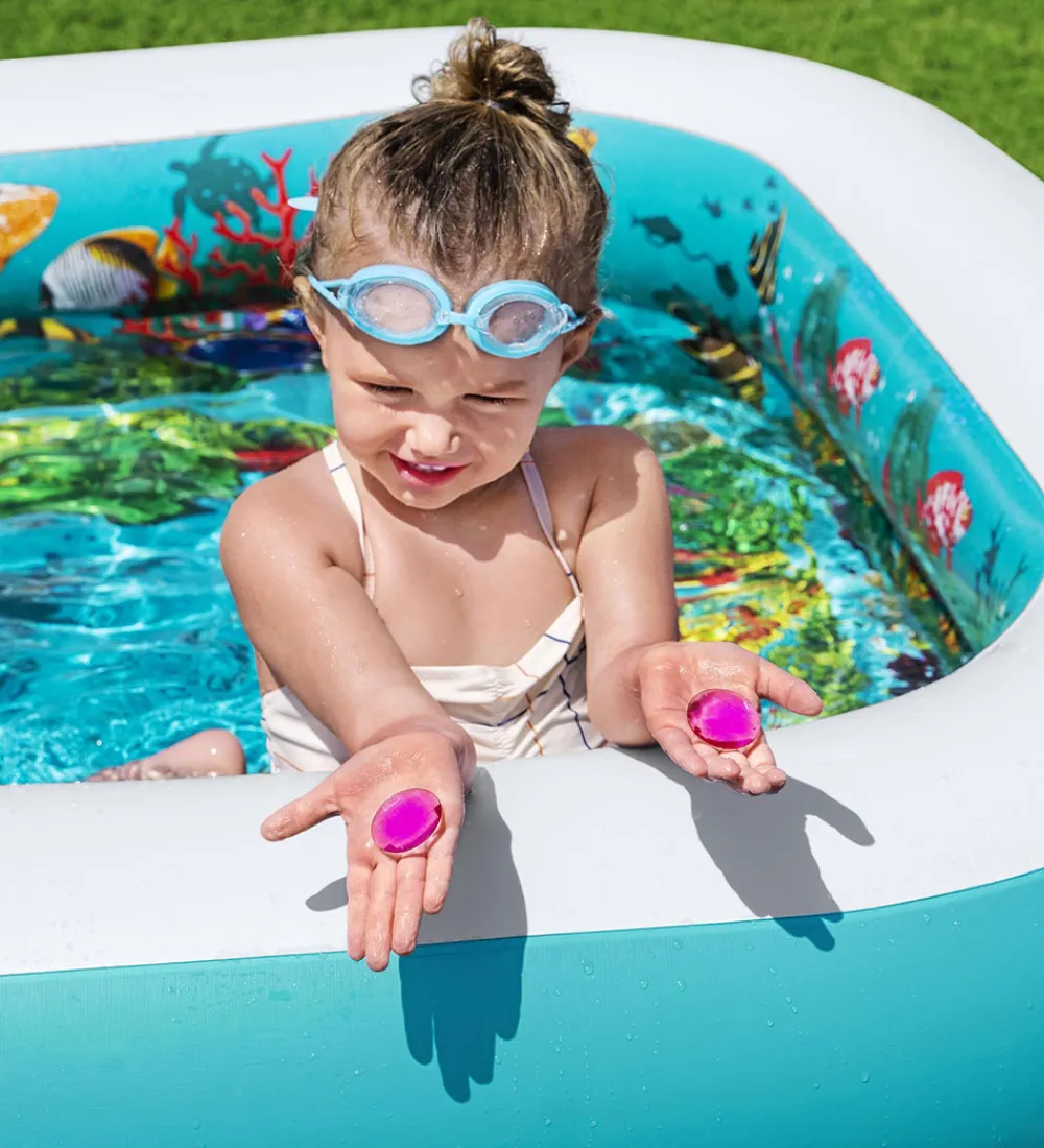 Bestway Vandleg|Badebassin|Badebassin m. Tilbehør - 262 x 175 cm - 3D Undersea Adve