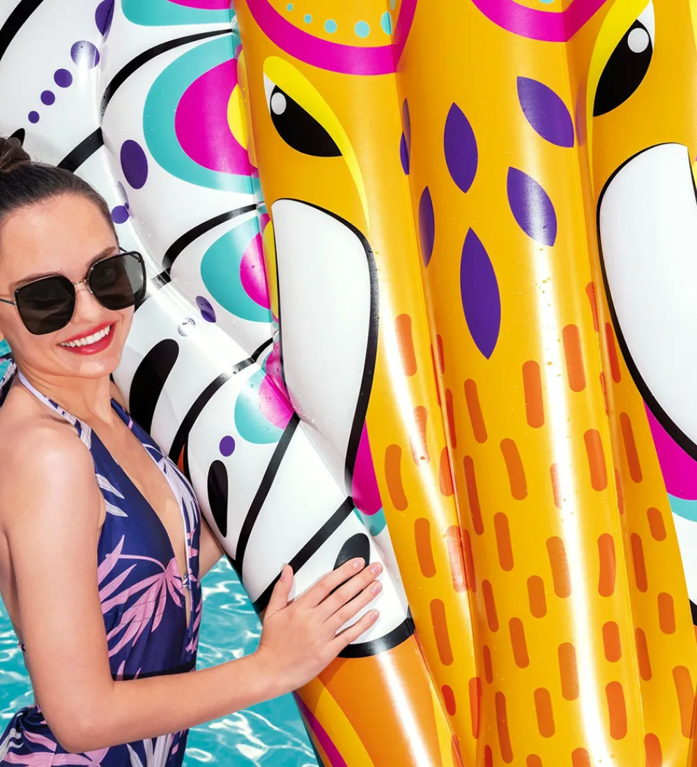 Bestway Strandlegetøj|Badedyr|Flyder - 183x153 cm - Flirty Fiesta Elephant Island