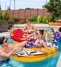 Bestway Strandlegetøj|Badedyr|Flyder - 183x153 cm - Flirty Fiesta Elephant Island