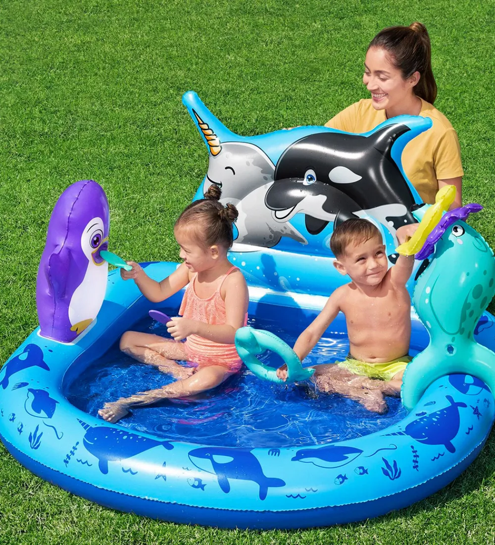 Bestway Vandleg|Badebassin|Legebassin - 134x131x73 cm - Polar Pals