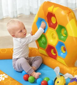 Bestway Vandleg|Badebassin>Legebassin m. Bolde - 127 x 119 cm - Lil' Beehive