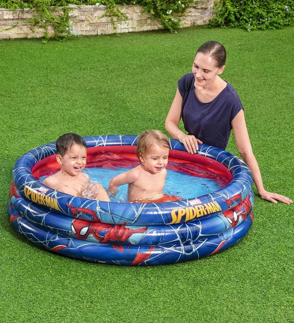 Bestway Strandlegetøj|Badebassin|Oppusteligt Bassin - 122x30 cm - Spider-Man