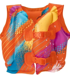 Bestway Svømmeveste|Svømmevest - 19-30 kg - Colorify - Orange m. Striber